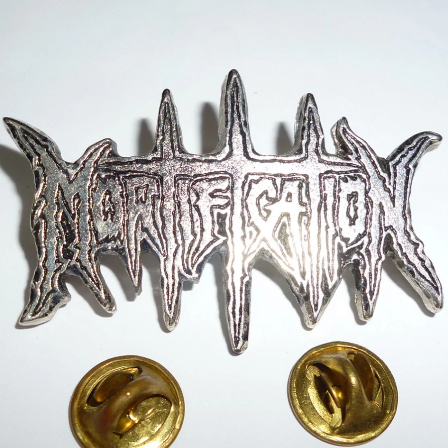Mortification | Pin Badge Logo - Image 2