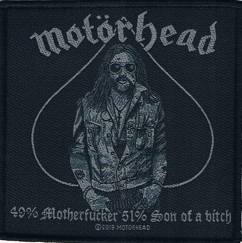 Motorhead | 49% Motherfucker Woven Patch - Image 2