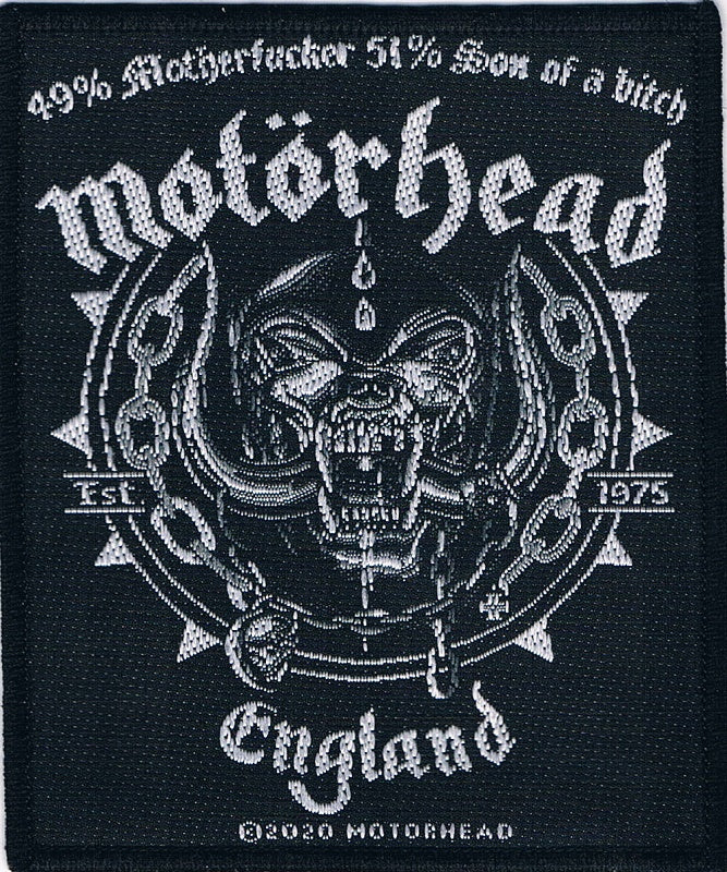 Motorhead | Ball & Chain Woven Patch - Image 2
