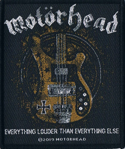 Motorhead | Lemmy's Bass Woven Patch - Image 2