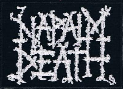 Napalm Death | Stitched White Logo