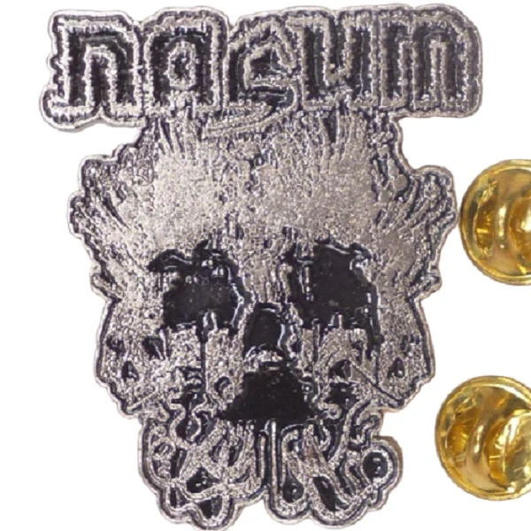 Nasum | Pin Badge Logo Skulls