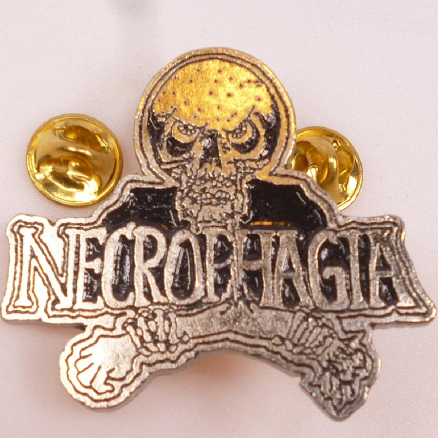 Necrophagia | Pin Badge Death Is Fun - Image 3
