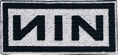 Nine Inch Nails | Stitched Black White Logo