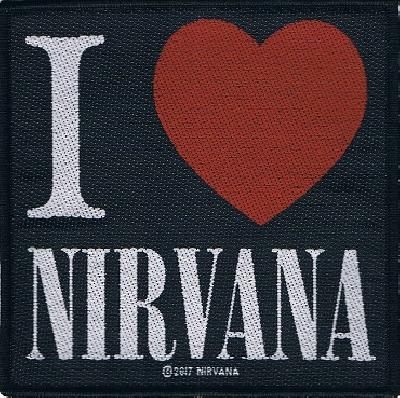 Nirvana | I Love Nirvana Woven Patch