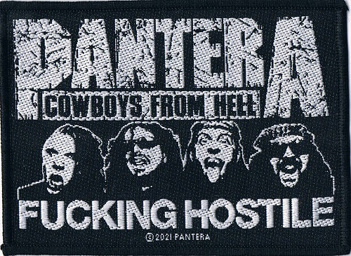Pantera | Fucking Hostile Woven Patch - Image 2