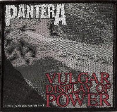 Pantera | Vulgar Display of Power Woven Patch - Image 2