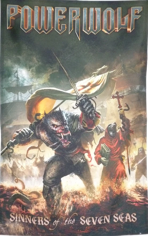 Powerwolf | Sinners of The Seven Seas Flag - Image 2