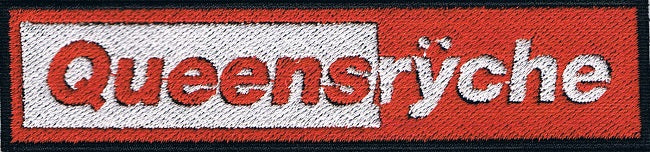 Queensryche | Stitched Red white Logo