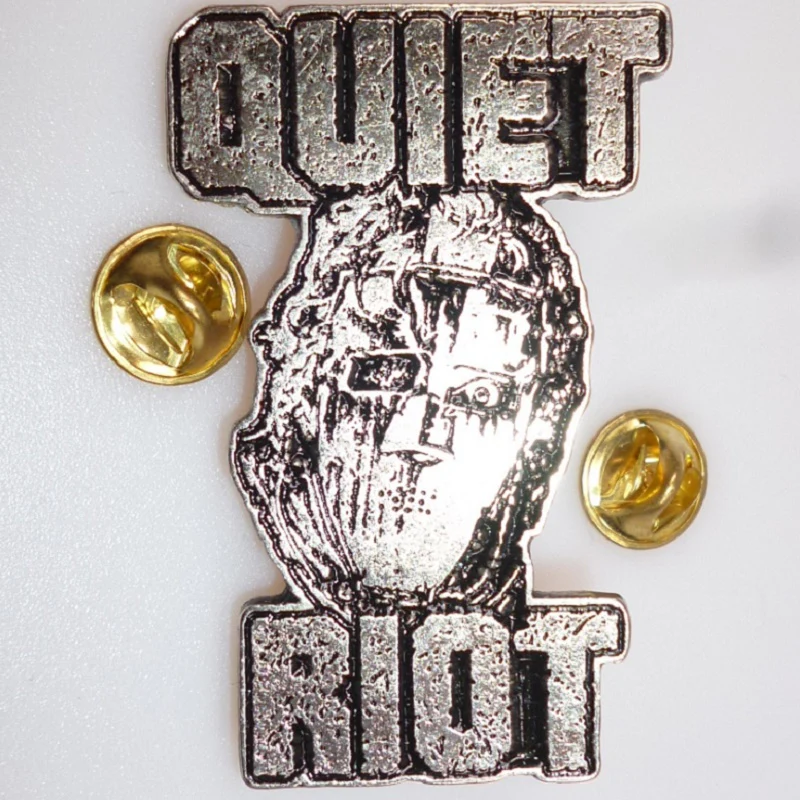 Quiet Riot | Pin Badge Metal Health Head - Image 2