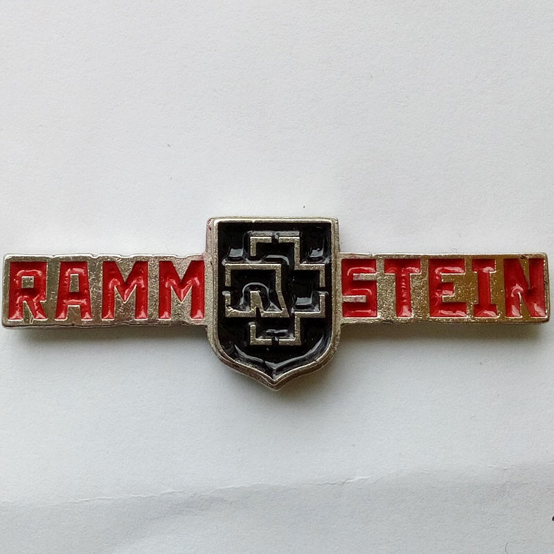 Rammstein | Pin Badge 3D Shield Logo
