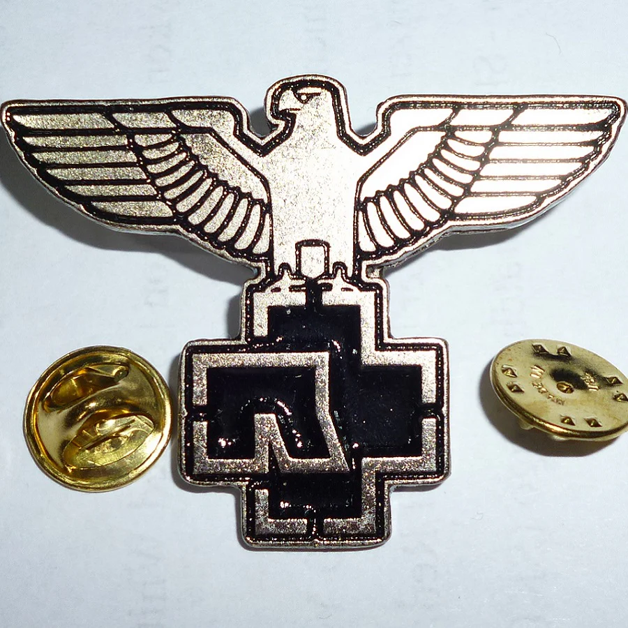 Rammstein | Pin Badge Eagle Logo - Image 2