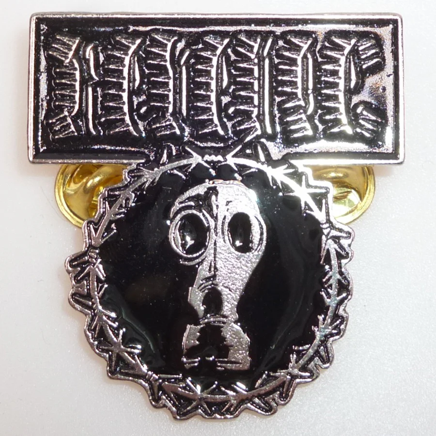 Revenge | Pin Badge Gasmask - Image 2