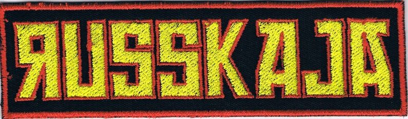Russkaja | Stitched Red Border Logo
