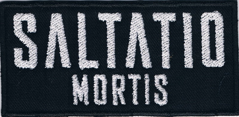 Saltatio Mortis | Stitched White Logo Patch