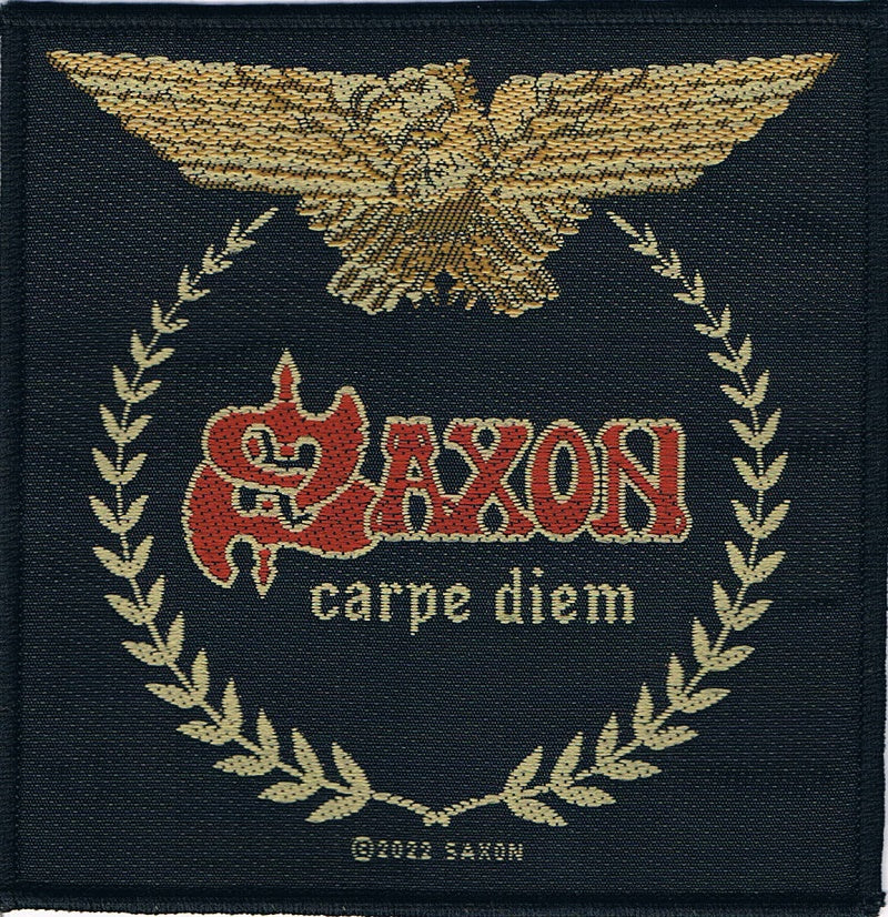Saxon | Carpe Diem Woven Patch - Image 2