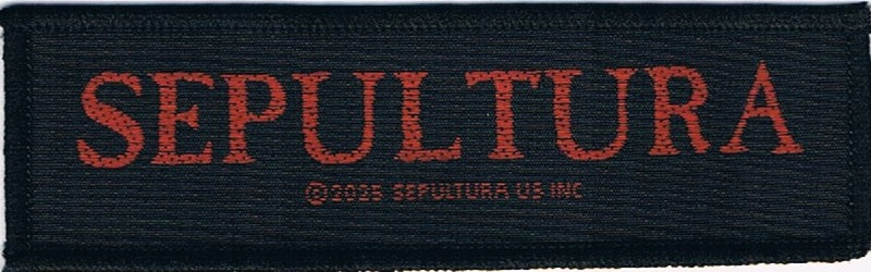 Sepultura | Logo Strip Woven Patch - Image 2