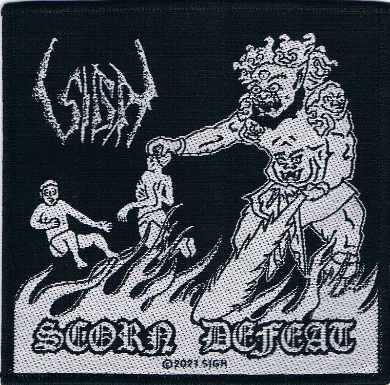 Sigh | Scorn Defeat Woven Patch - Image 2