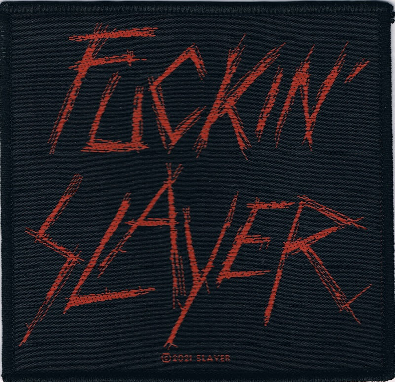 Slayer | Fuckin' Slayer Woven Patch - Image 2