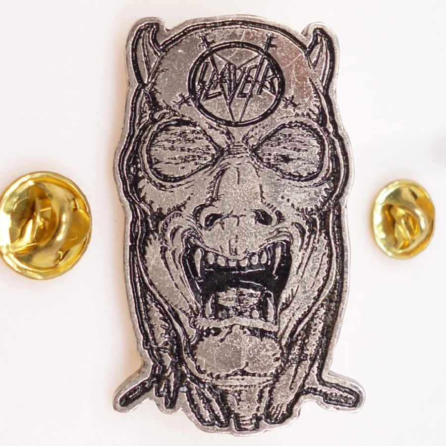 Slayer | Pin Badge Demon Face - Image 2