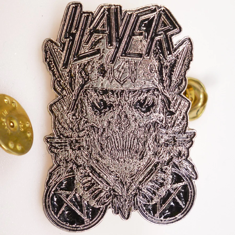 Slayer | Pin Badge Soldier Skull - Image 2