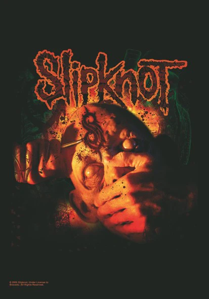 Slipknot | 4 F Carved Head Flag - Image 2