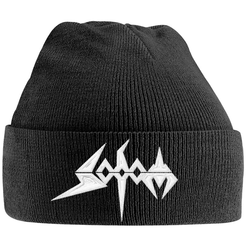 Sodom | Beanie Stitched White Logo