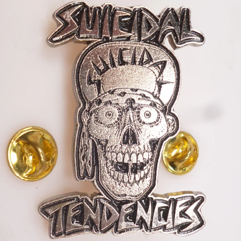 Suicidal Tendencies | Pin Badge Skull With Cap - Image 3