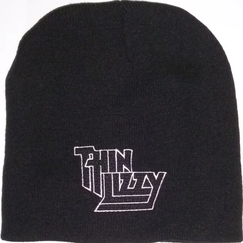 Thin Lizzy | Beanie White Logo - Image 2