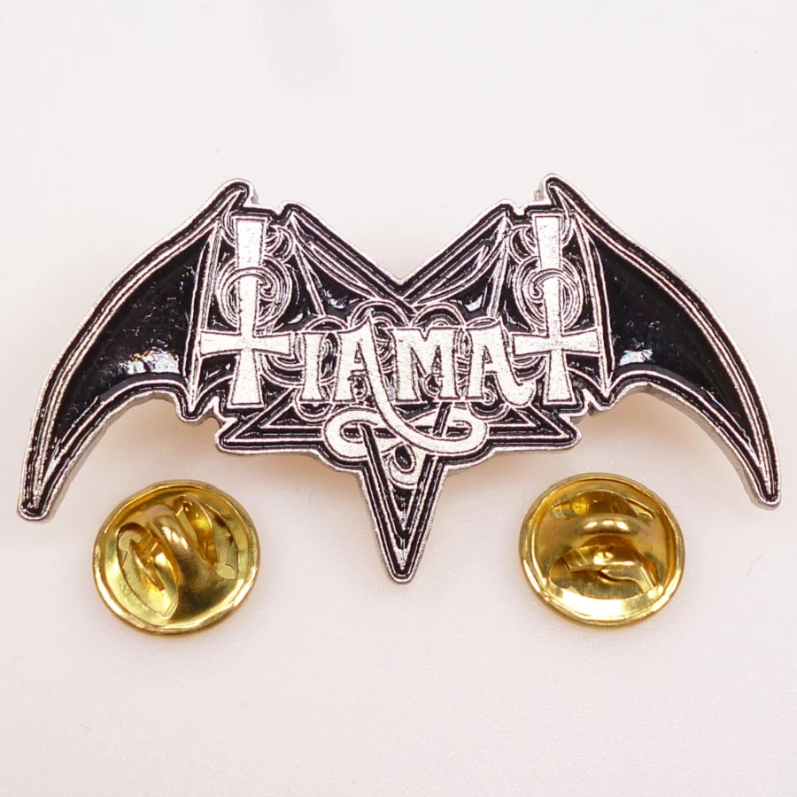Tiamat | Pin Badge Old Logo - Image 2