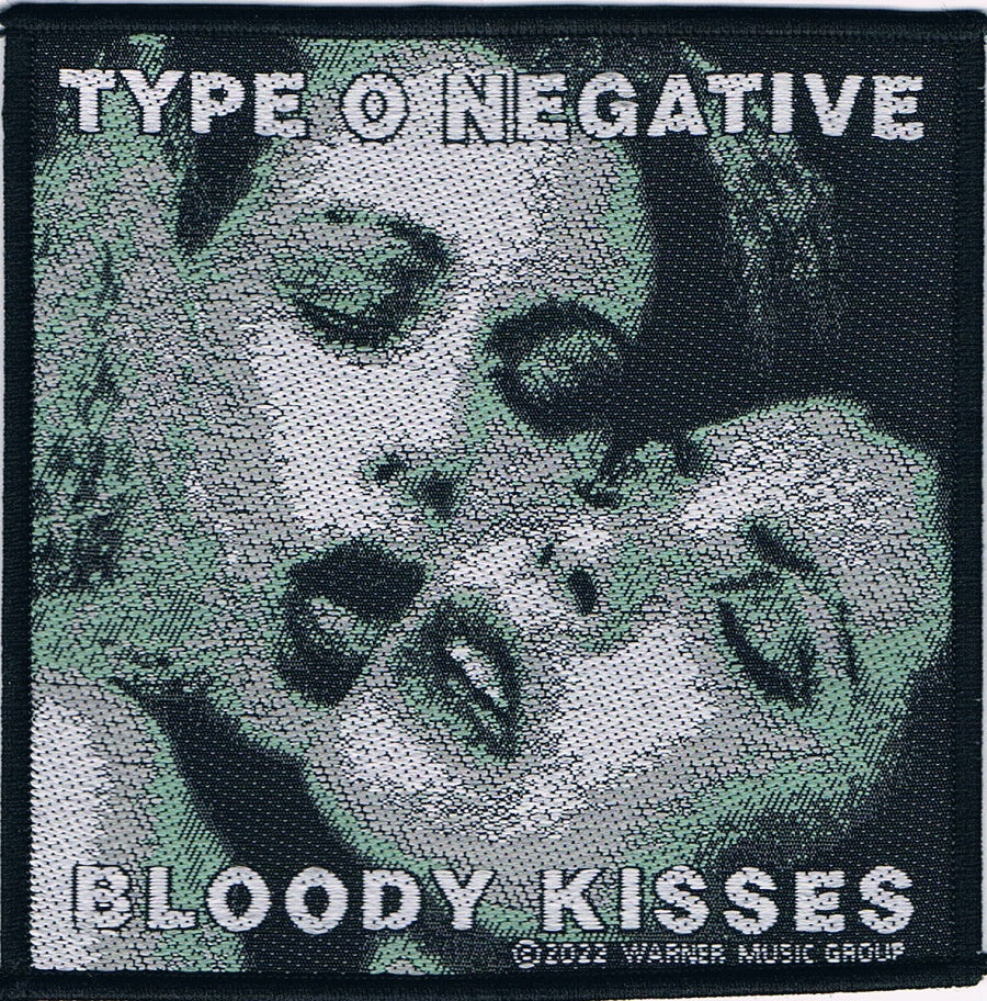 Type O Negative | Bloody Kisses Woven Patch - Image 2