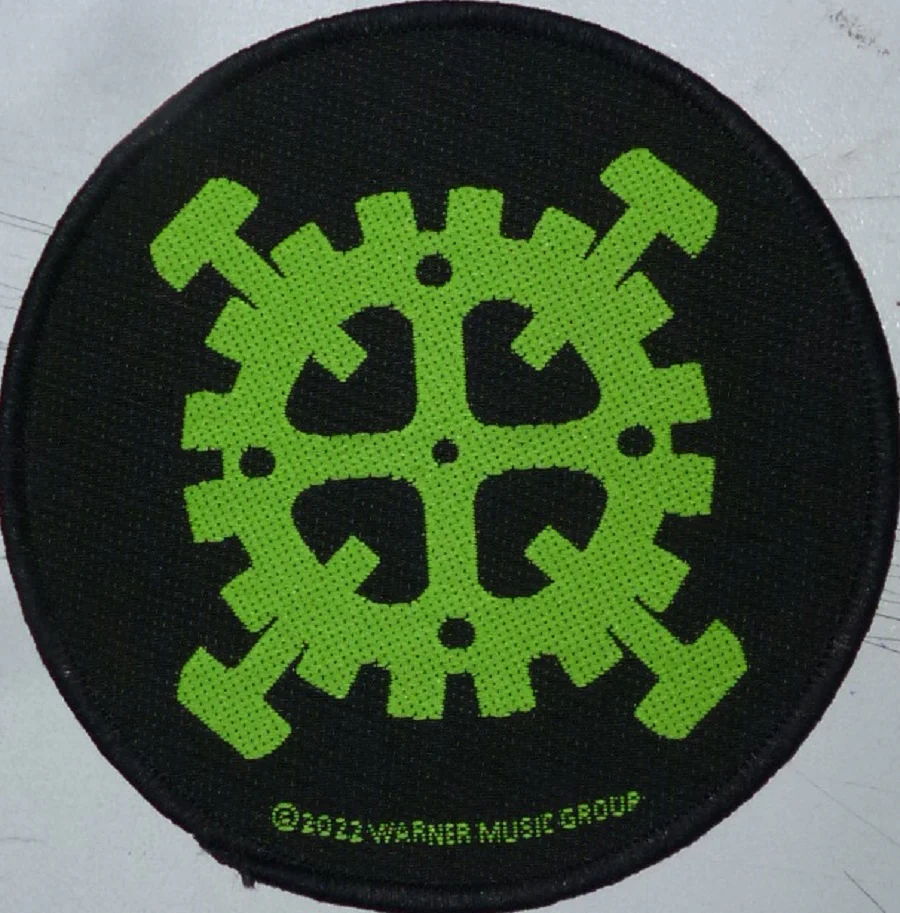 Type O Negative | Gear Logo Circular Woven Patch - Image 2