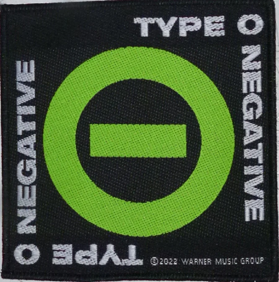 Type O Negative | Negative Symbol Woven Patch - Image 2