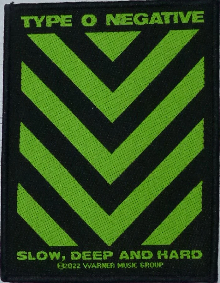 Type O Negative | Slow, Deep And Hard Woven Patch - Image 2