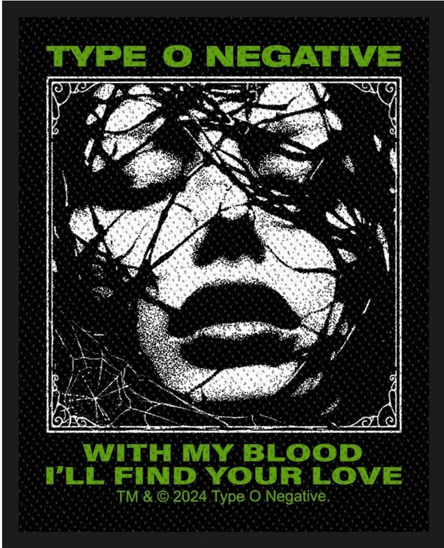 Type O Negative | With My Blood Woven Patch