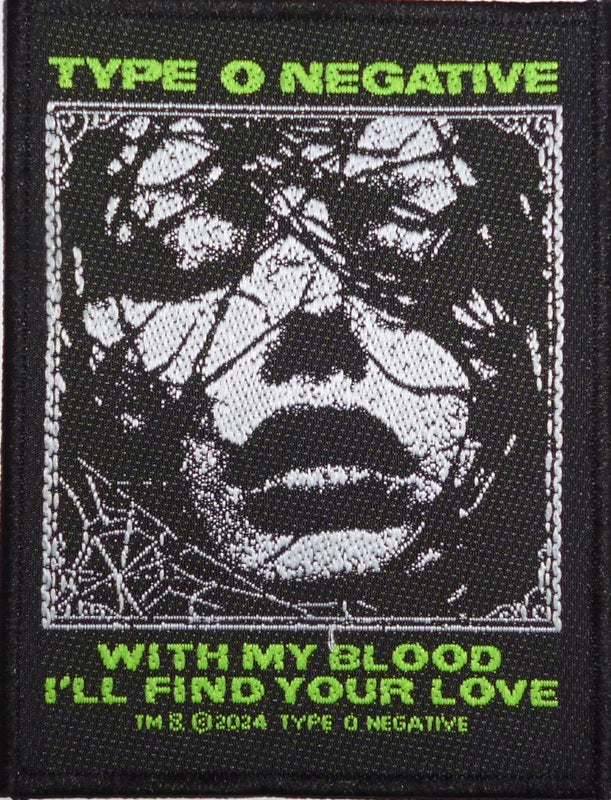 Type O Negative | With My Blood Woven Patch - Image 2