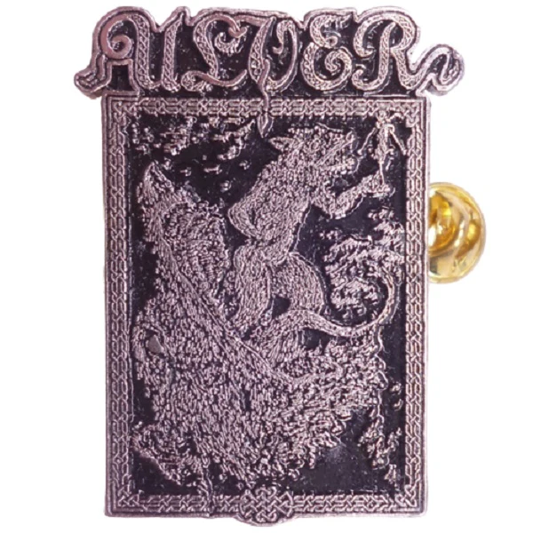 Ulver | Pin Badge Wolf Illustration - Image 2