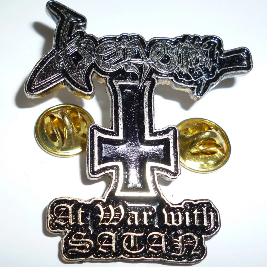 Venom | Pin Badge At War With Satan - Image 2