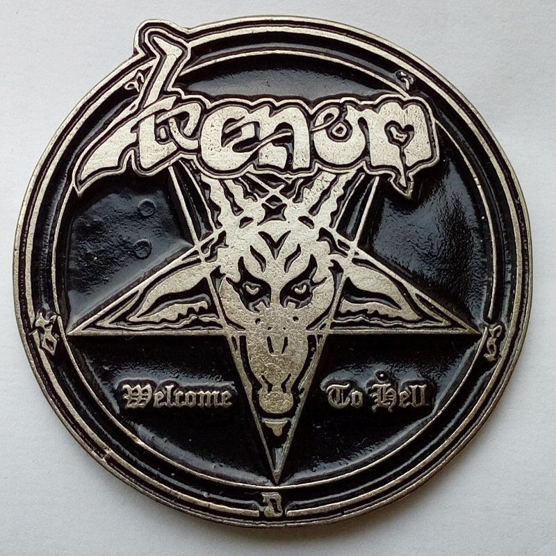 Venom | Pin Badge Welcome To Hell - Image 2