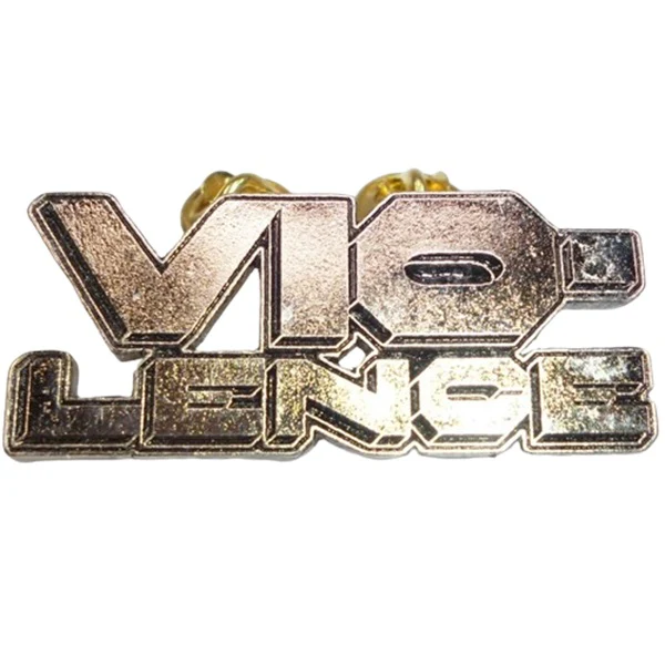 Vio-lence | Pin Badge Logo - Image 2
