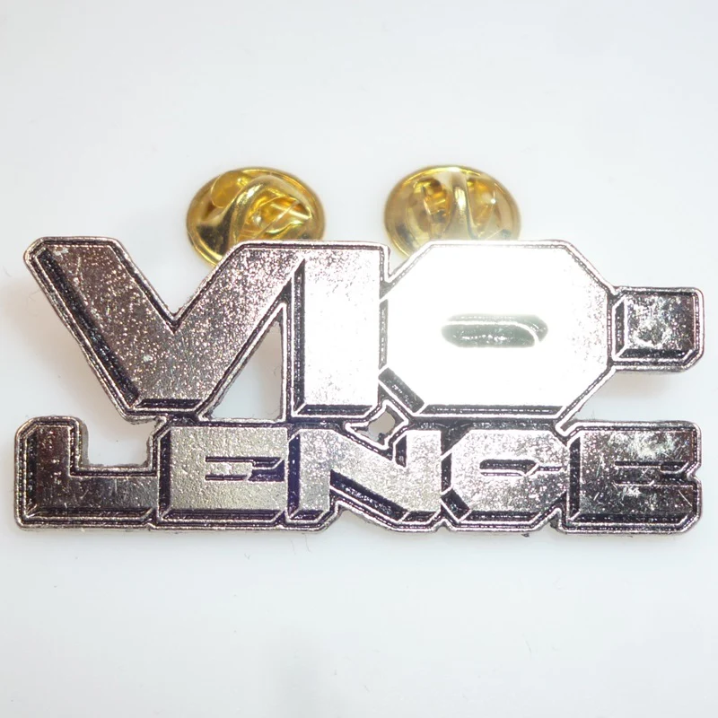 Vio-lence | Pin Badge Logo - Image 3
