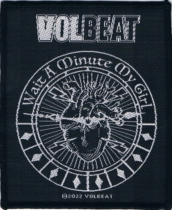 Volbeat | Wait A Minute Woven Patch - Image 2