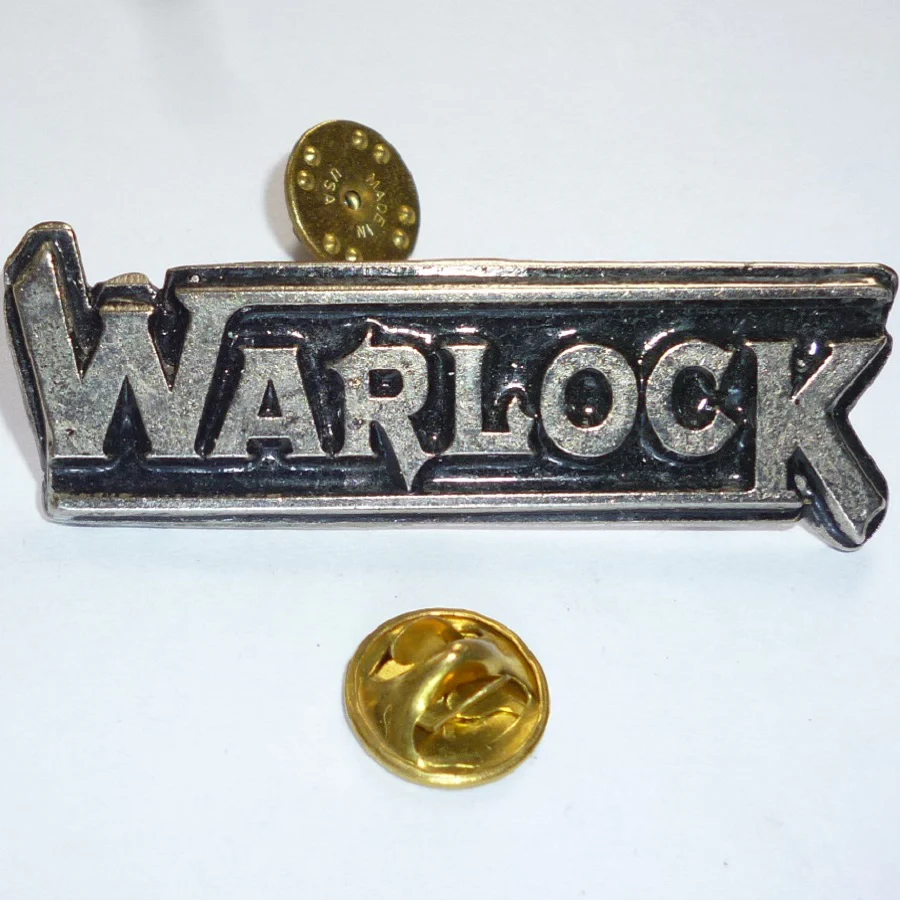 Warlock | Pin Badge 3D Logo - Image 2