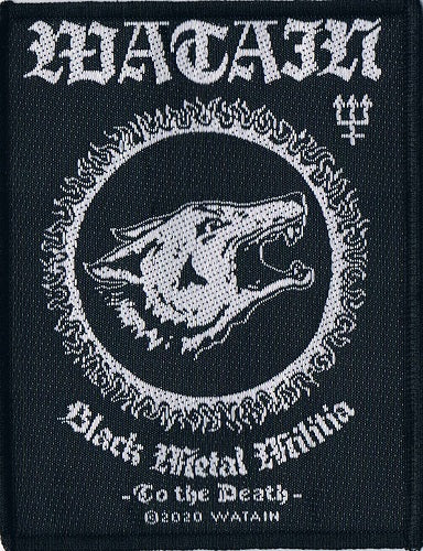 Watain | Black Metal Militia Woven Patch - Image 2