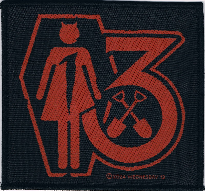 Wednesday 13 | Casket Woven Patch - Image 2