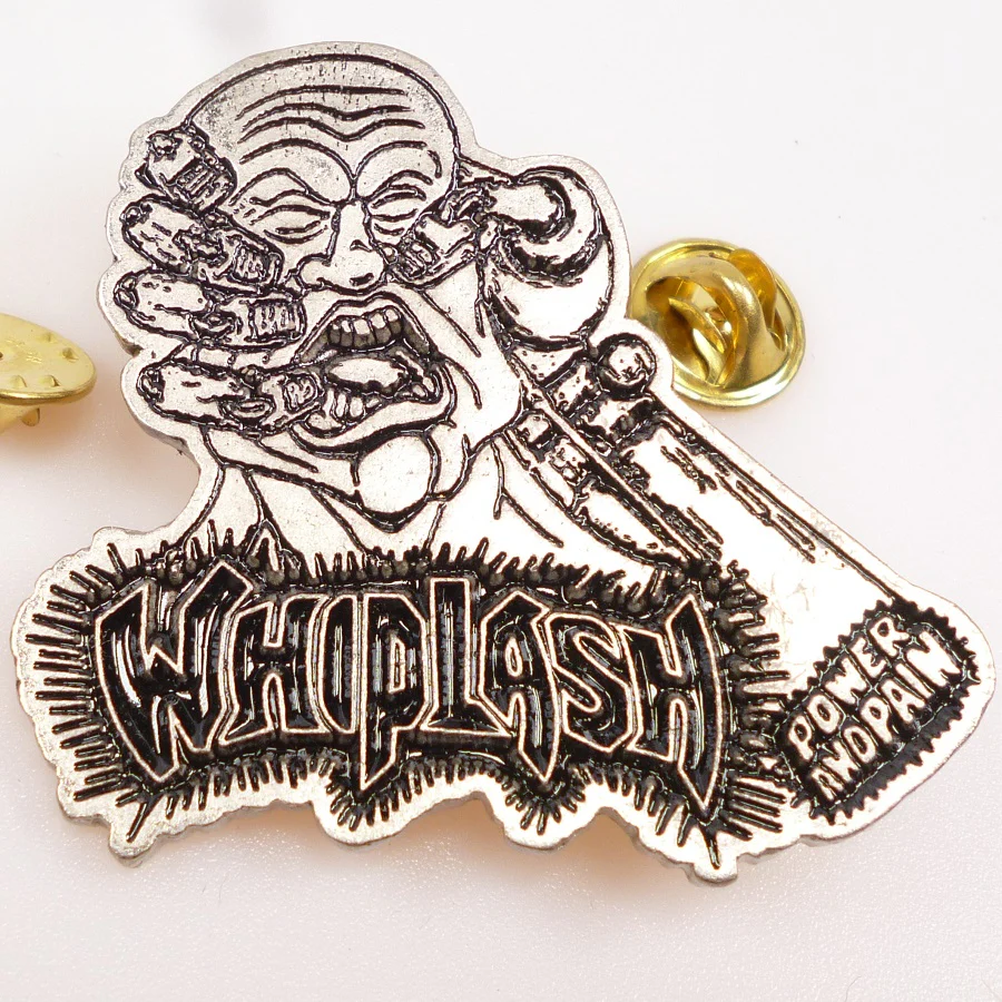 Whiplash | Pin Badge Power And Pain - Image 2