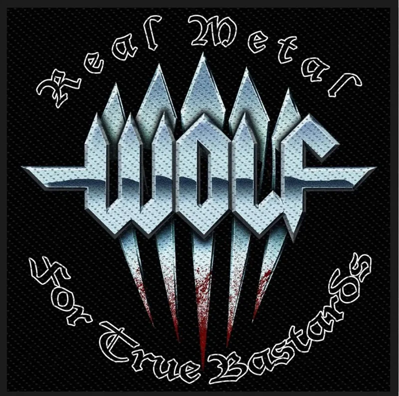 Wolf | Real Metal Woven Patch