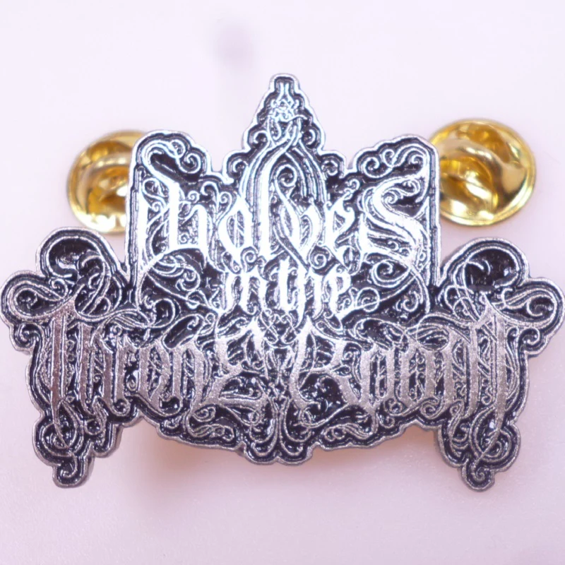 Wolves in the Throne Room | Pin Badge Logo Dark - Image 2
